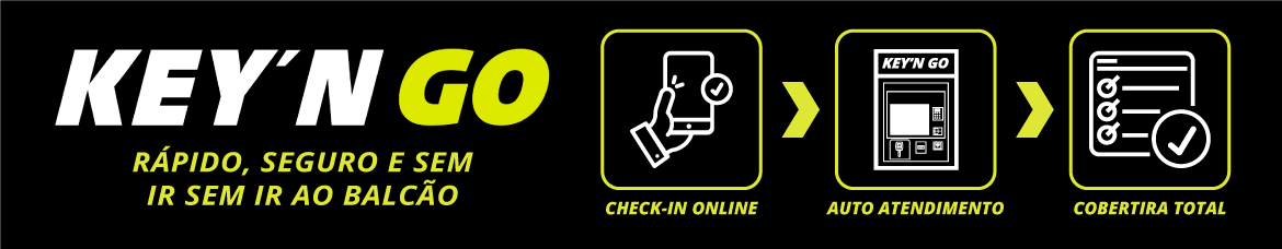 Alugue o seu carro sem passar pelo balcão nem faça filas