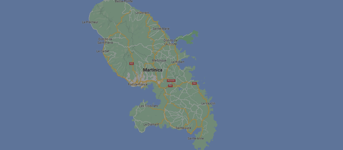 Location de voitures pas chères Martinique